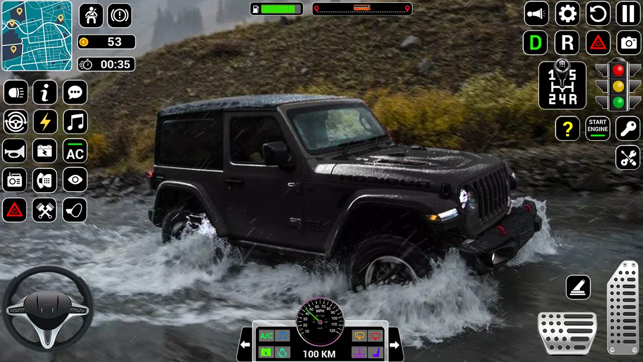 SUV 4x4 Jeep Driving Games 3D Schermafbeelding 1