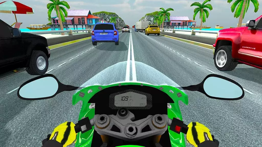 Highway Traffic Rider - 3D Bik Schermafbeelding 2