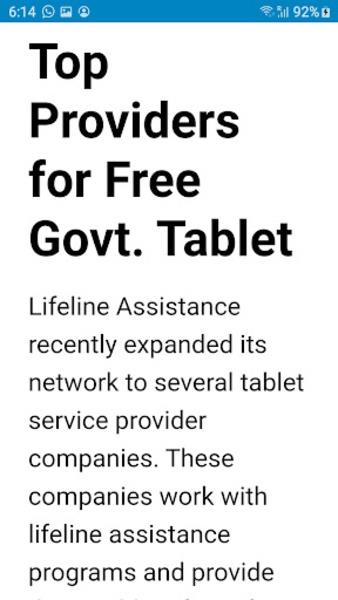 Free Government Tablets Captura de tela 1