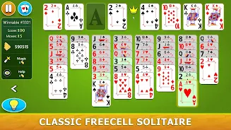 FreeCell Solitaire - Card Game स्क्रीनशॉट 0