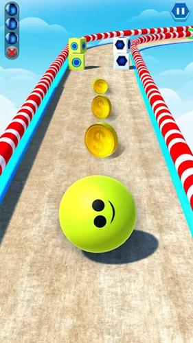 3D Sky Rolling Going Ball Game Captura de pantalla 0