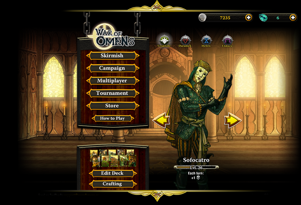 War of Omens Deck Builder Collectible Card Game Captura de tela 1
