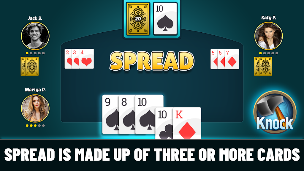 Schermata Tonk – Rummy Card Game 1