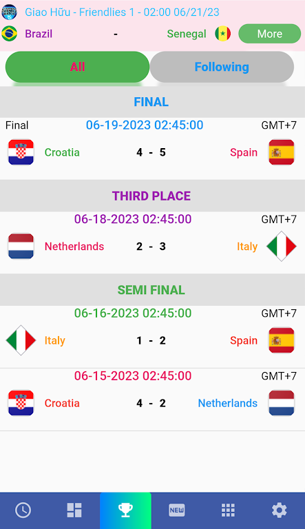 Female Cup Matches ဖန်သားပြင်ဓာတ်ပုံ 2