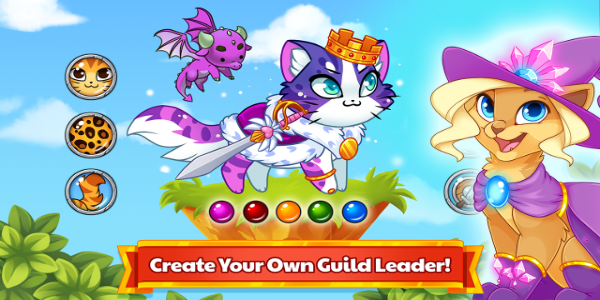 Castle Cats - Idle Hero RPG Ảnh chụp màn hình 2
