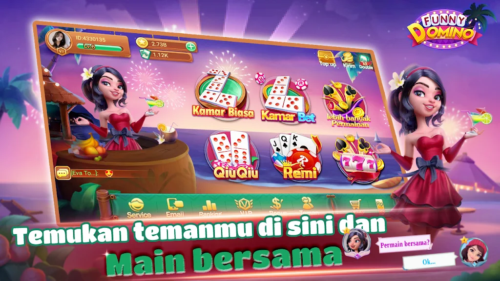 Funny Domino:Gaple QiuQiu應用截圖第0張
