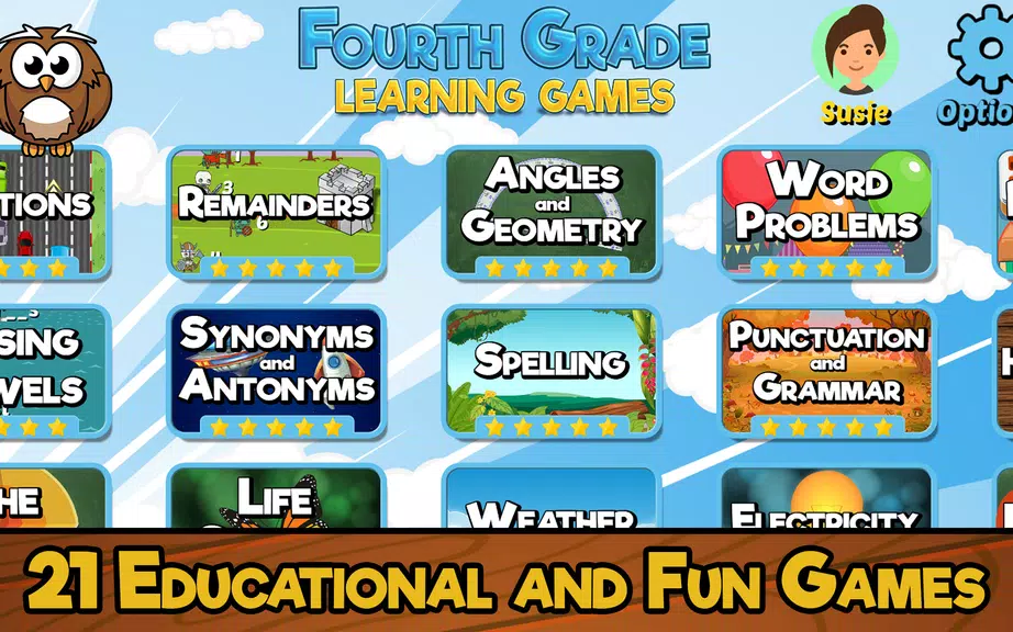 Fourth Grade Learning Games Screenshot 0