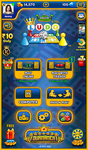 Ludo King Mod Captura de tela 1