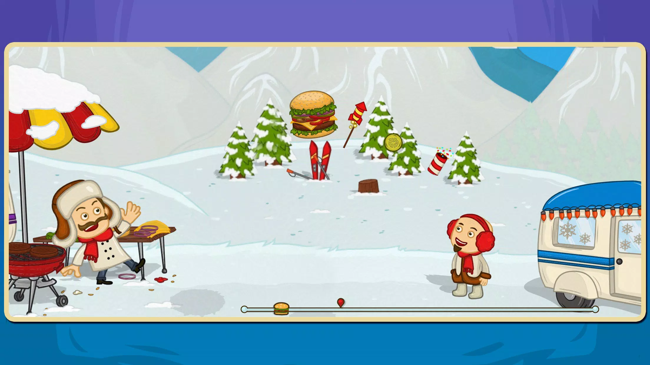 Mad Burger 2: Xmas edition ဖန်သားပြင်ဓာတ်ပုံ 0