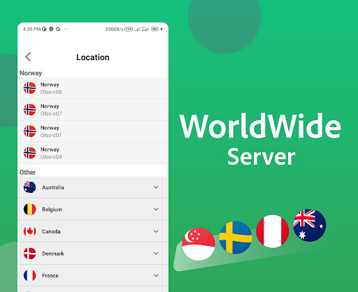 Norway VPN - Norwegian IP Fast Скриншот 2