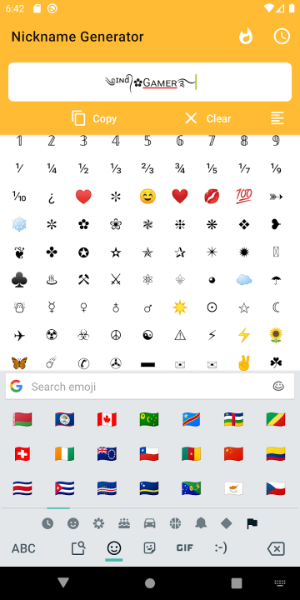 Fancy Text Symbols Captura de pantalla 1