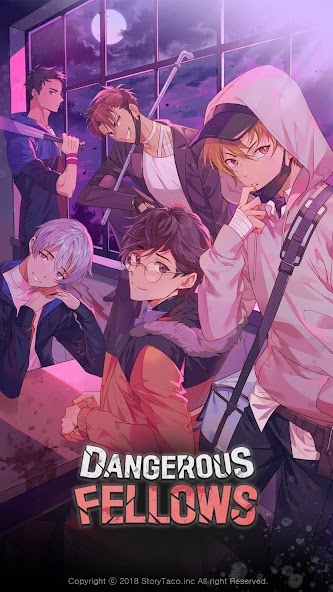 Dangerous Fellows:Otome Dating Mod スクリーンショット 0