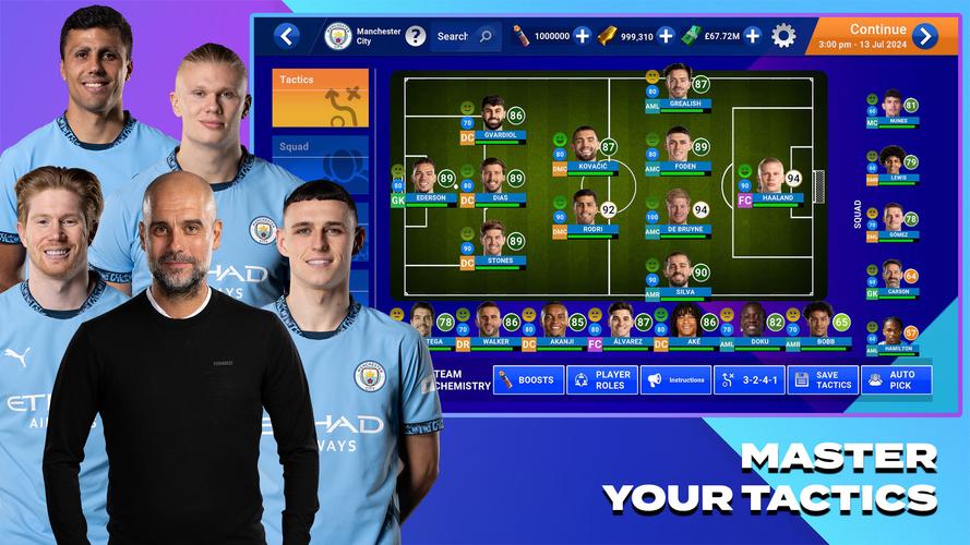 Soccer Manager 2025 - Football 스크린샷 1