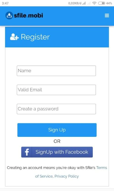 Sfile Mobi - Monetizing Your File ဖန်သားပြင်ဓာတ်ပုံ 0