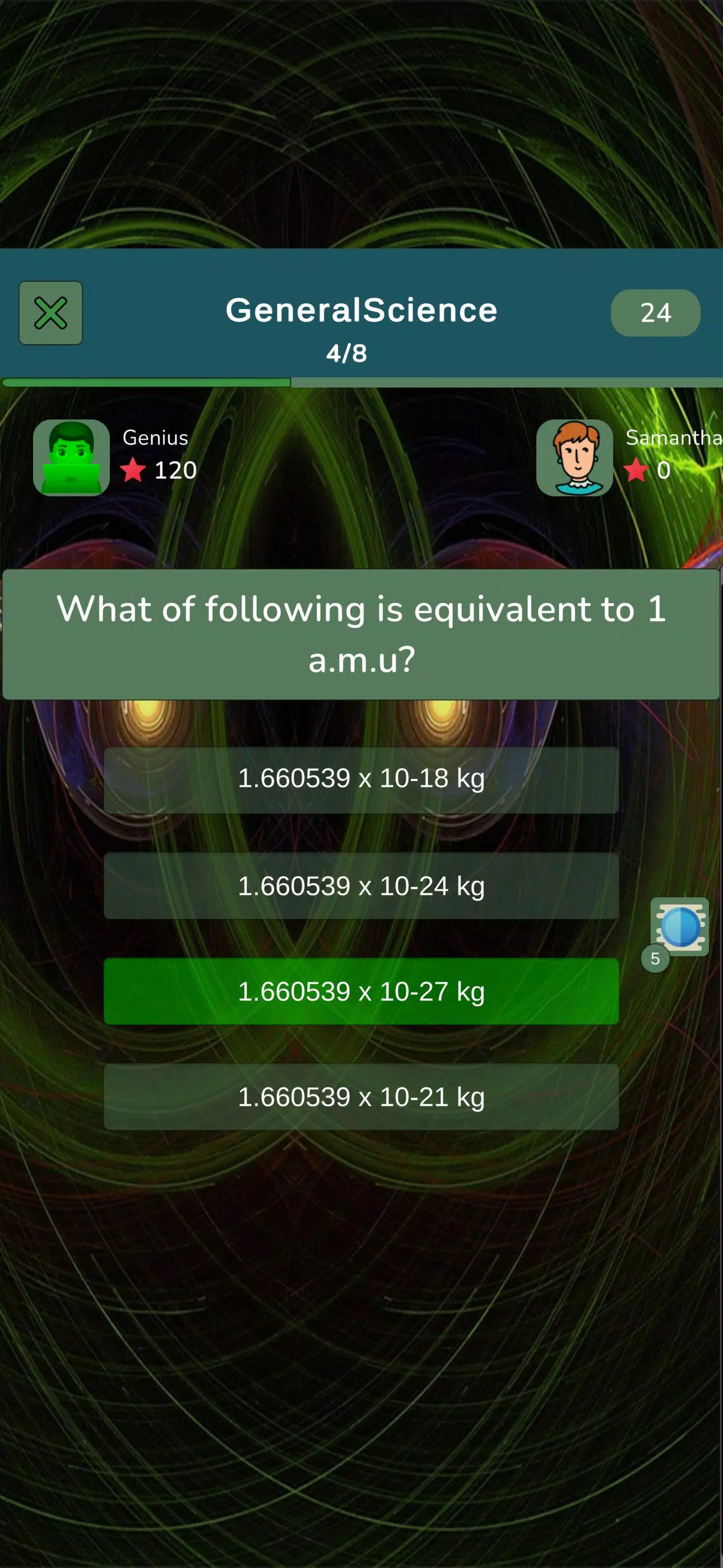 General Science Screenshot 2