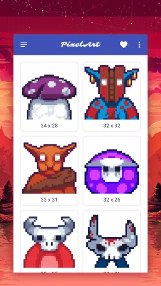 How to draw pixel monsters スクリーンショット 3