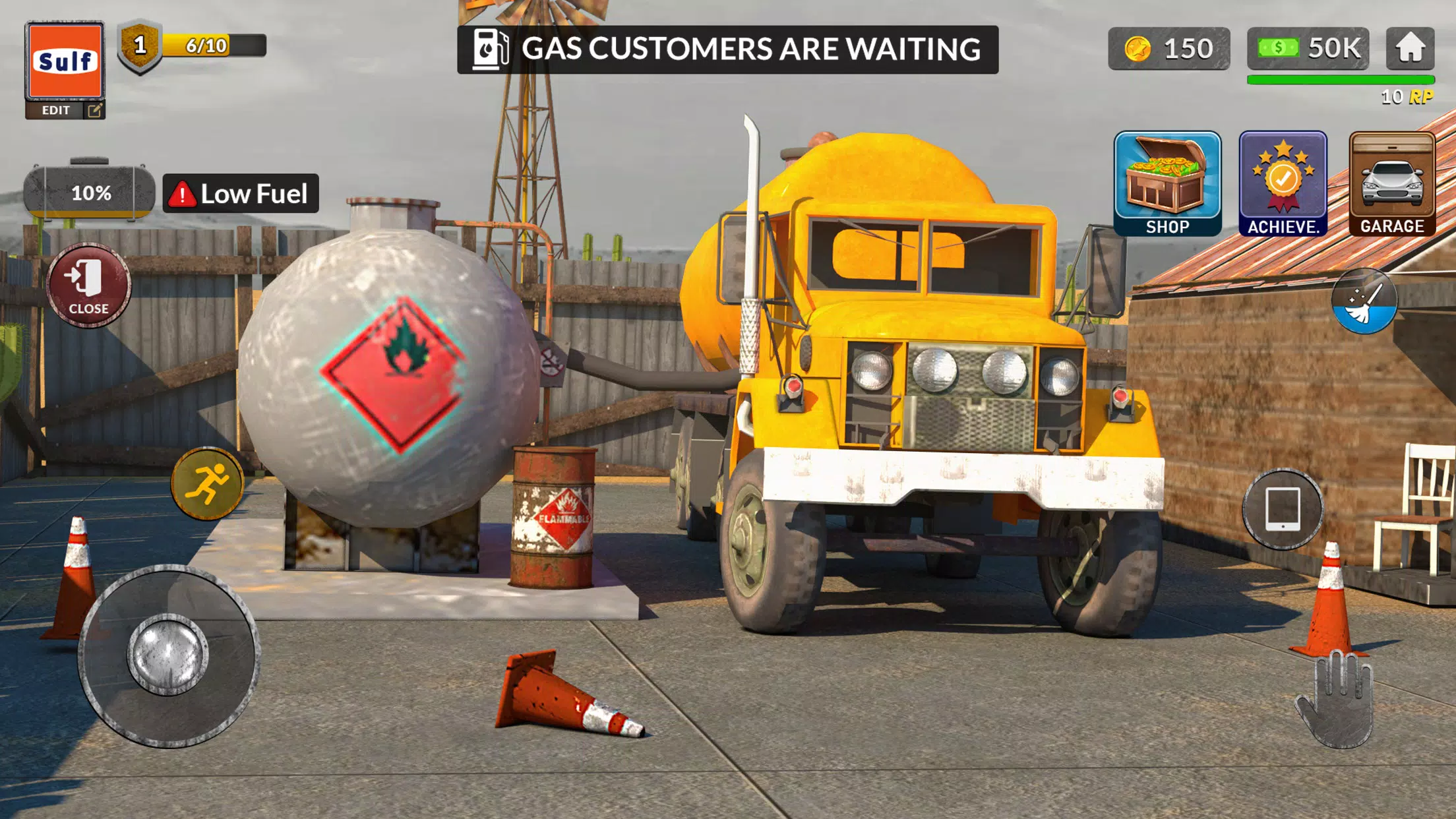 Gas Filling Junkyard Simulator स्क्रीनशॉट 1