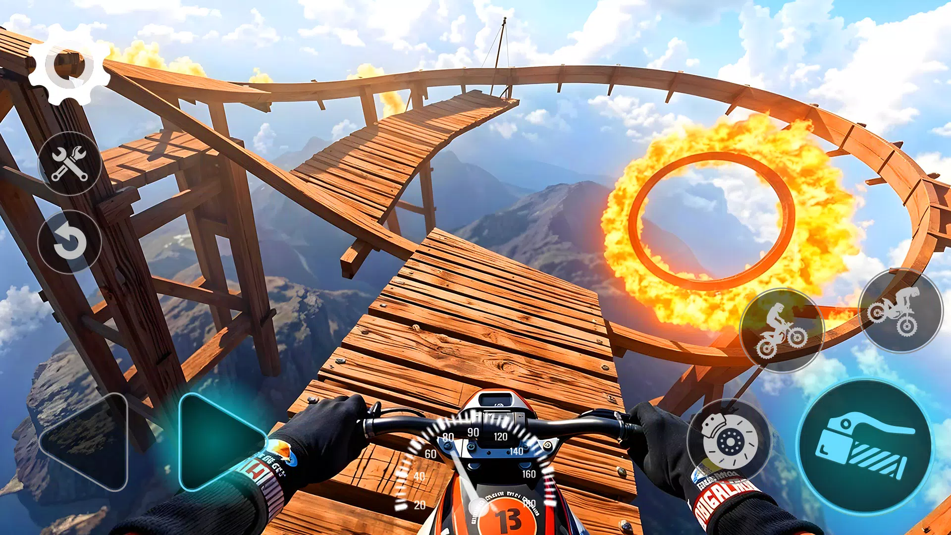 Stunt Bike Racing Challenge 3D ဖန်သားပြင်ဓာတ်ပုံ 0