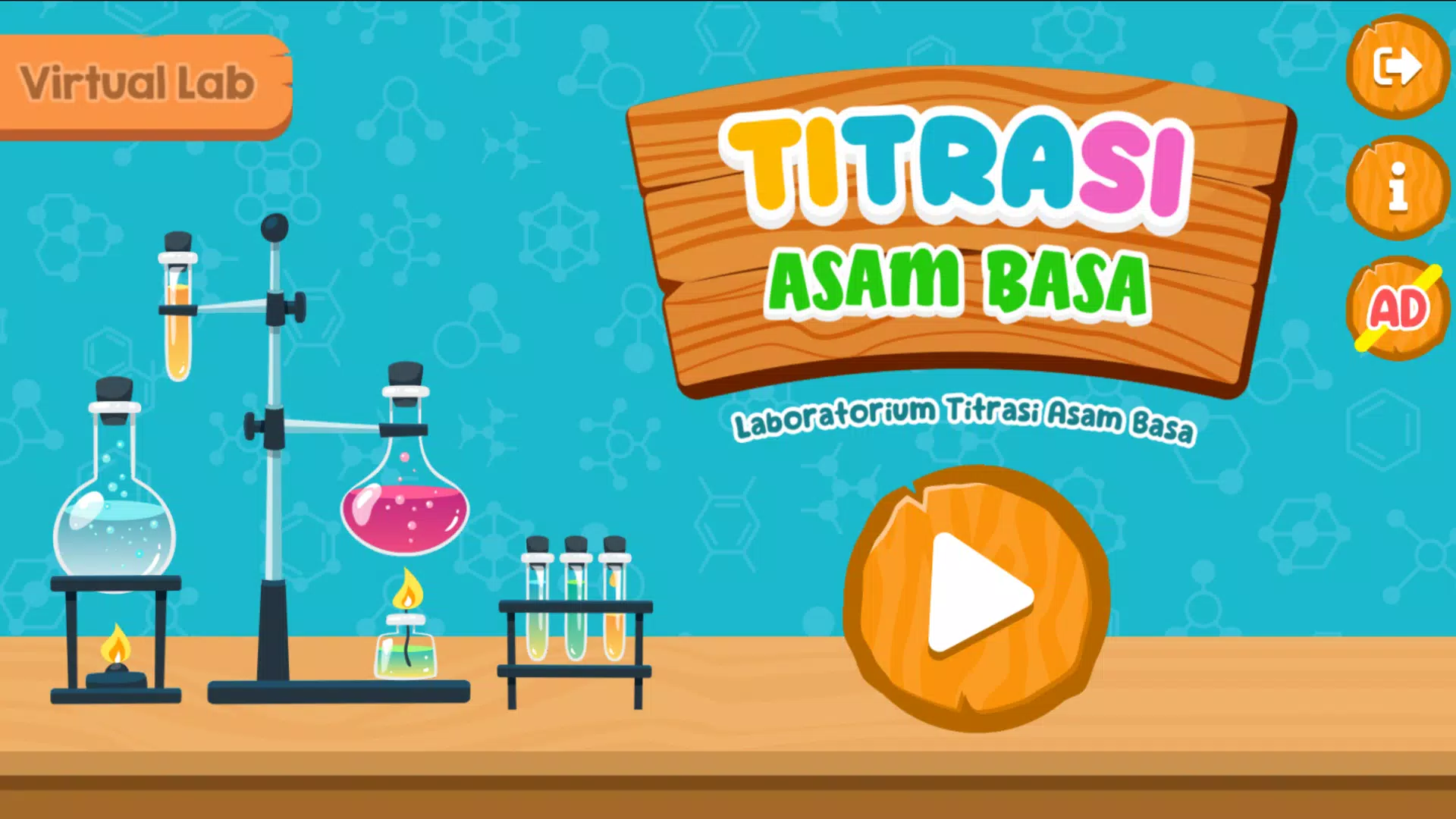 Virtual Lab Titrasi Asam Basa Ảnh chụp màn hình 0