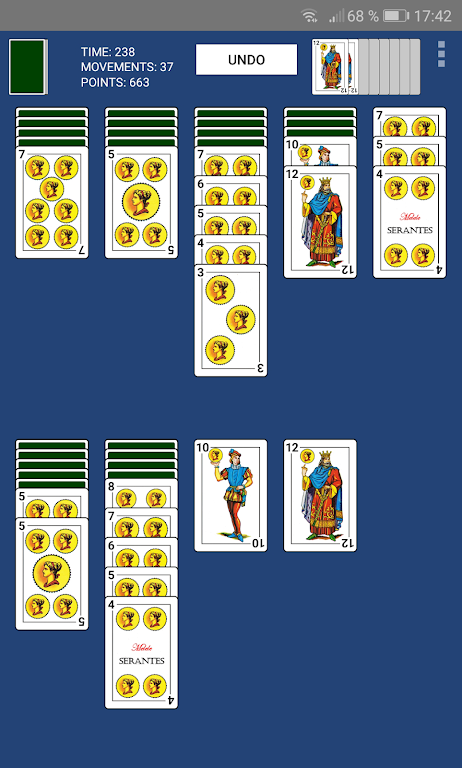 Spanish Spider Solitaire Скриншот 2