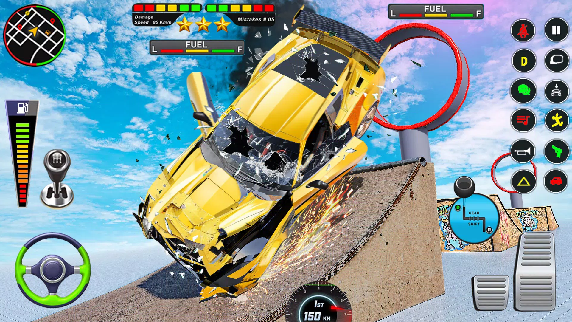 Mega Ramp Car Crash Simulator স্ক্রিনশট 3