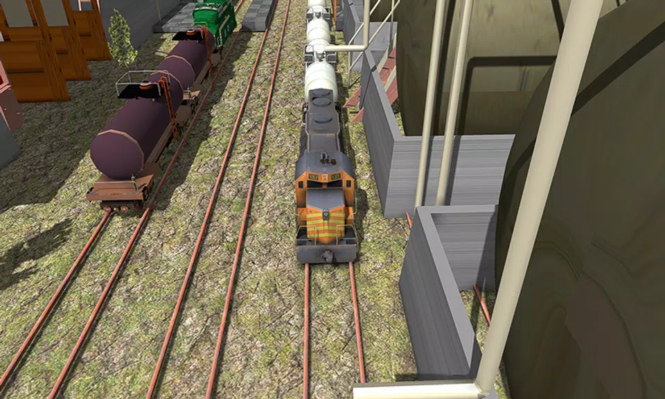 Oil Tanker Train Driving Sim Captura de tela 2