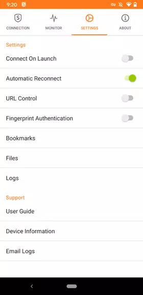 SonicWall Mobile Connect Schermafbeelding 3