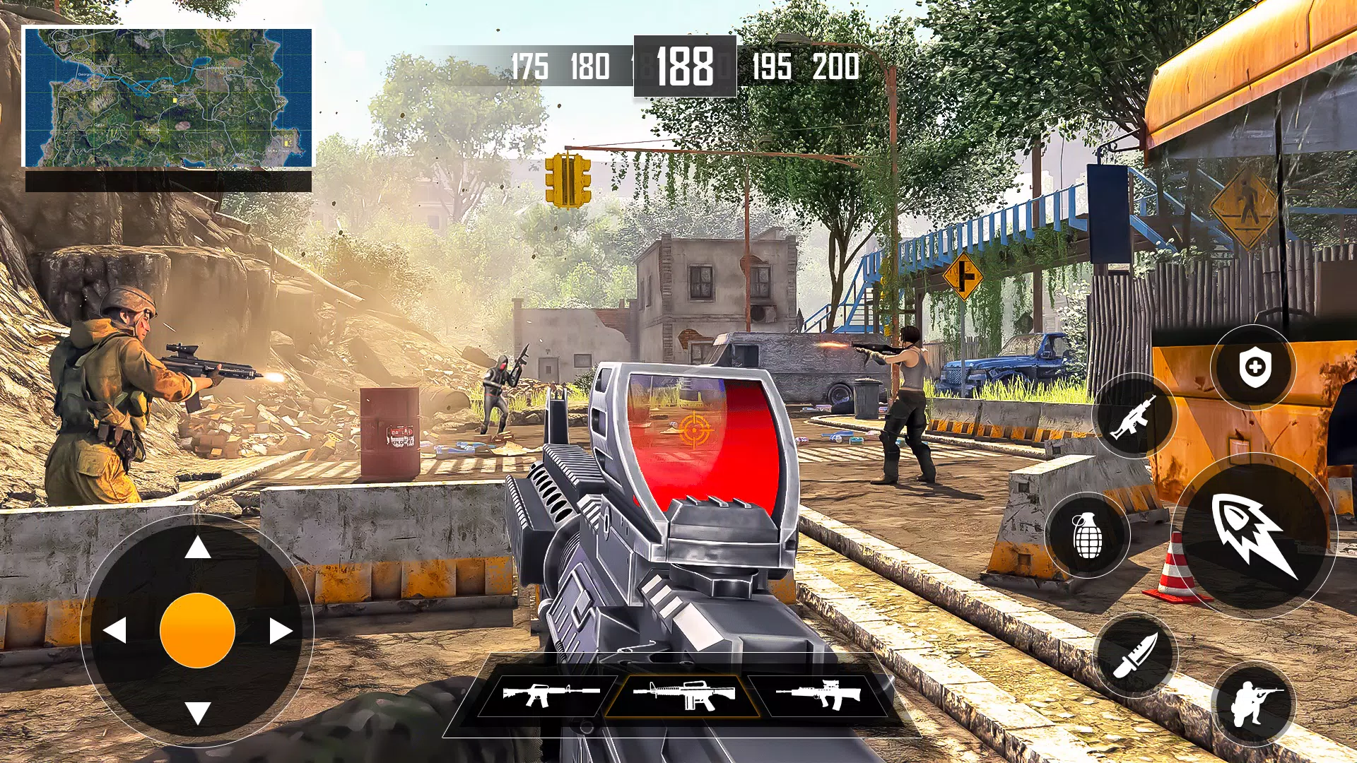 FPS Commando Mission- War Game ဖန်သားပြင်ဓာတ်ပုံ 2