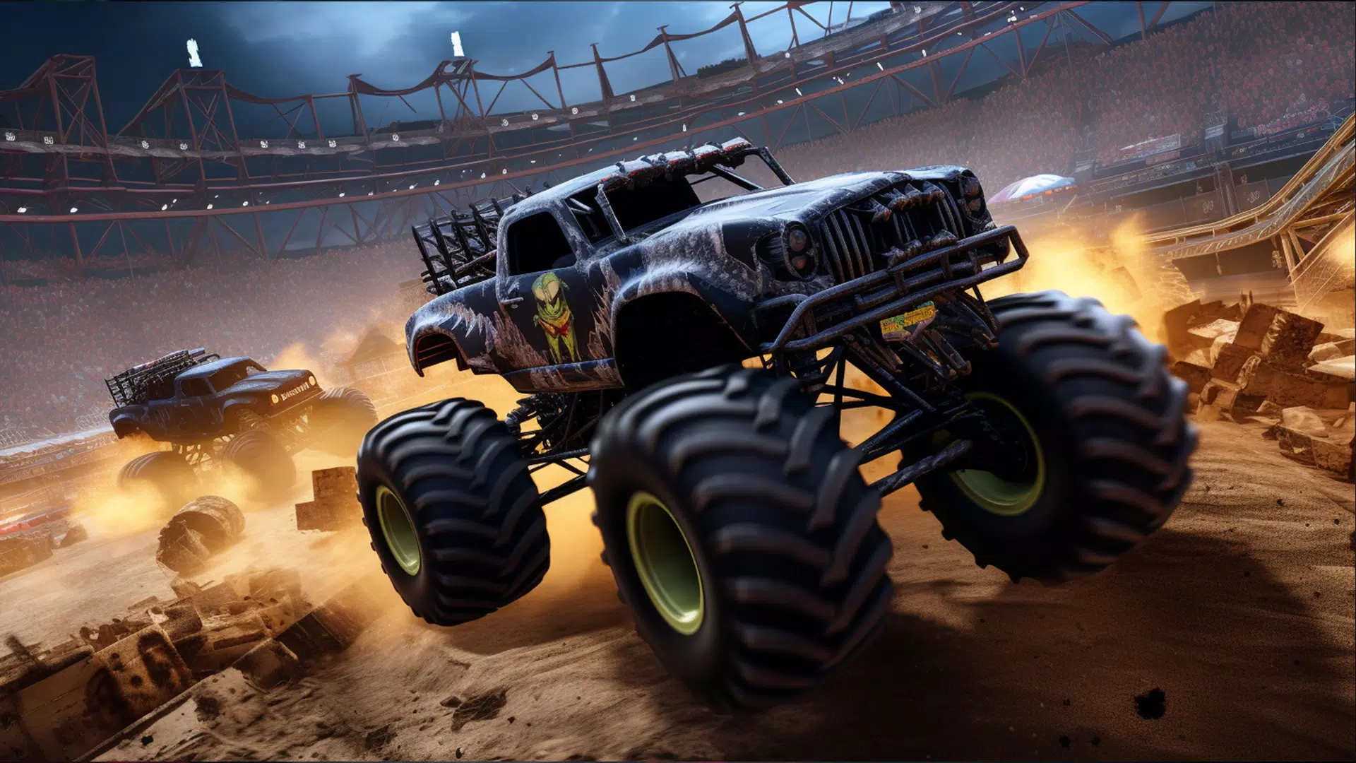 Crazy Monster Truck Games Zrzut ekranu 1