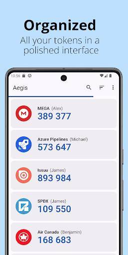 Aegis Authenticator - 2FA App ภาพหน้าจอ 0