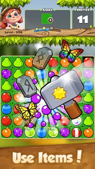 Fruits POP : Match 3 Puzzle Скриншот 3