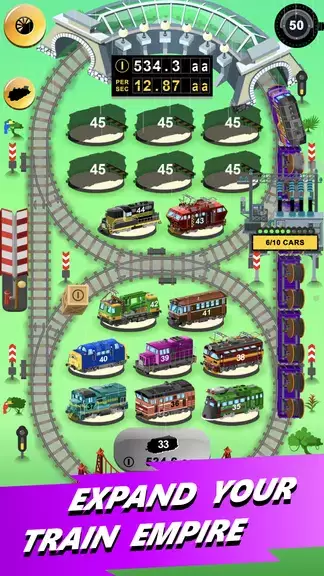 Train Merger Idle Train Tycoon ภาพหน้าจอ 2