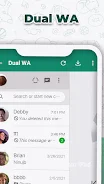 Dual Chat - 2Space WA Web Schermafbeelding 3