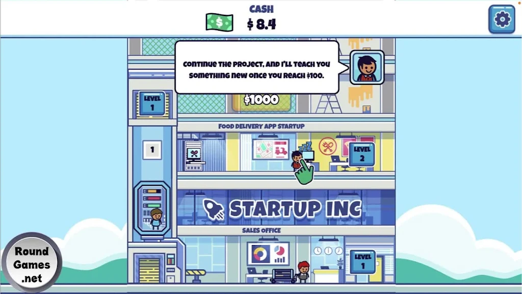 Idle Startup Tycoon Schermafbeelding 1