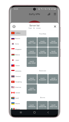GoFly VPN,V2ray,Trojan,sock5 Zrzut ekranu 1