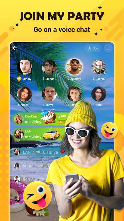 Hago- Festa, Conversa, Jogos Captura de tela 1
