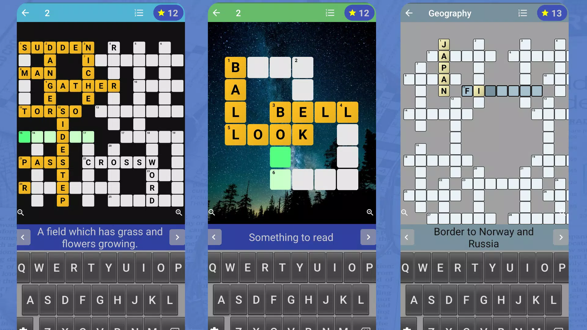 English Crossword puzzle Captura de tela 0