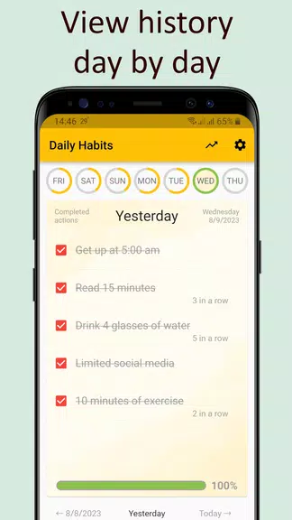 Daily activities tracker Tangkapan skrin 3