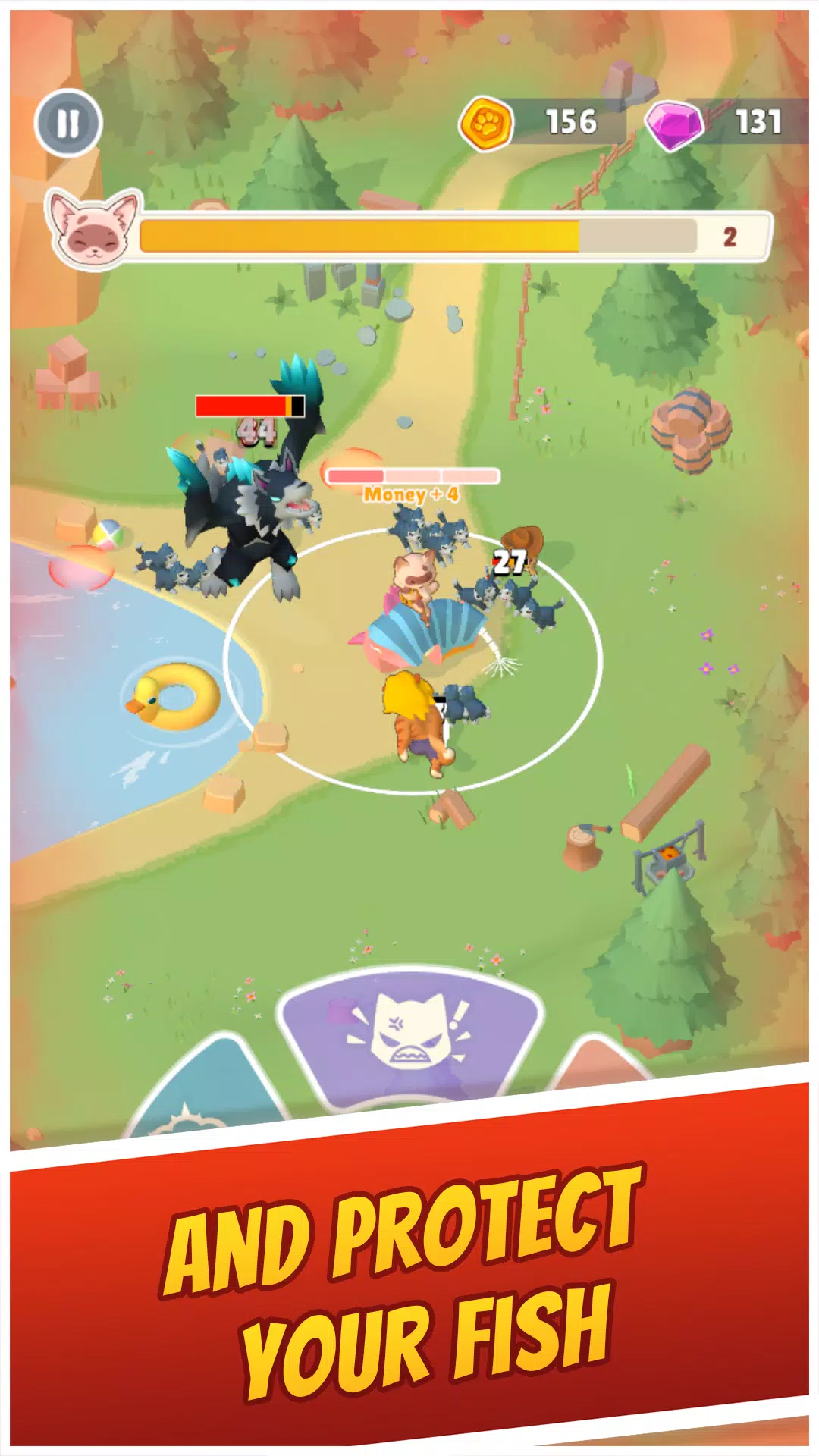 Cat Hero: Idle Tower Defense স্ক্রিনশট 0