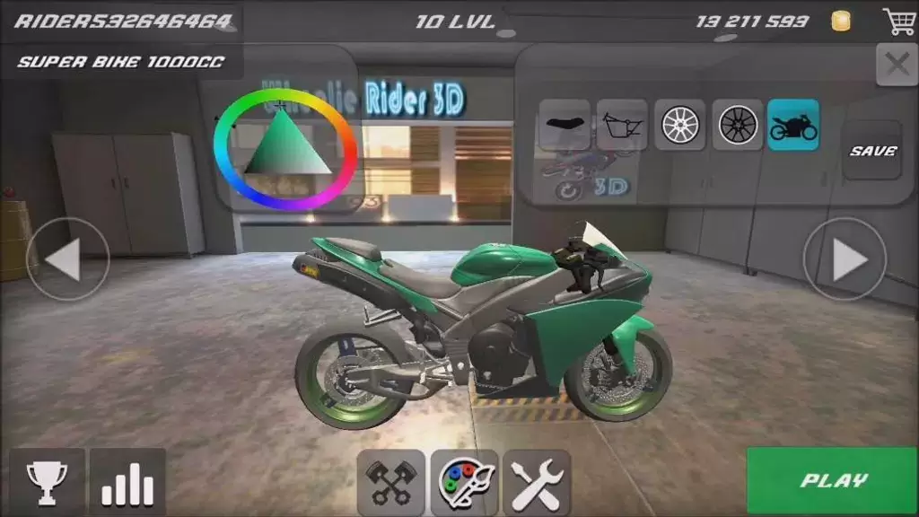 Wheelie Bike 3D game应用截图第1张