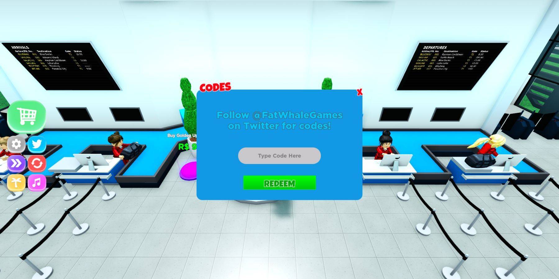 Redeeming Codes in Airport Tycoon