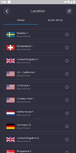 South Africa VPN: Easy VPN App Скриншот 3