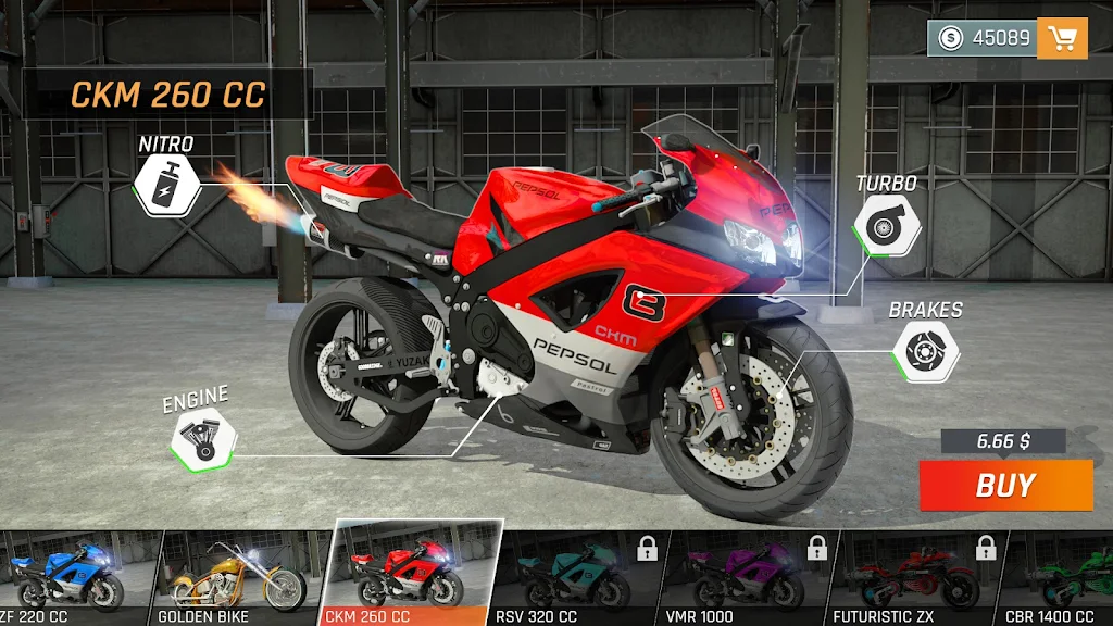 Highway Bike Riding Simulator Screenshot 1