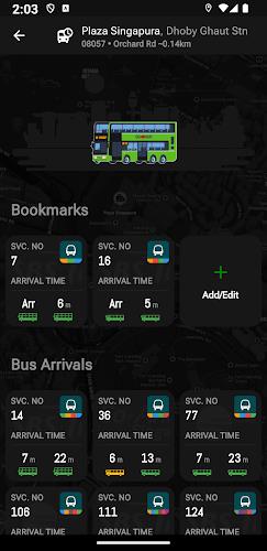 SG Bus Arrival Times स्क्रीनशॉट 2