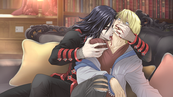 Vampire Slave: A Yaoi Visual Novel 스크린샷 1