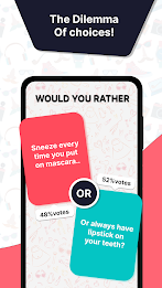 Would You Rather? Party Game Ảnh chụp màn hình 1