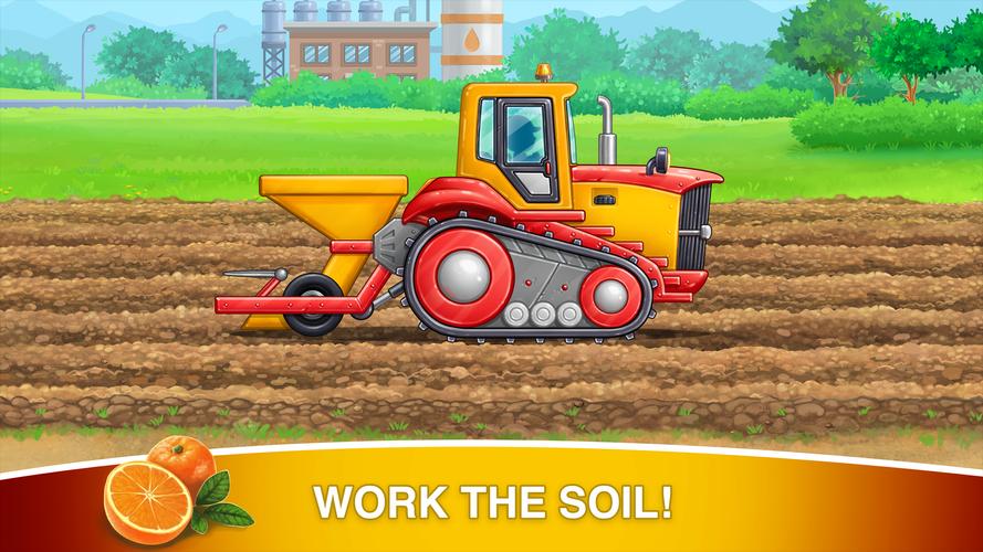 Schermata Farm kids games my Farming car 1