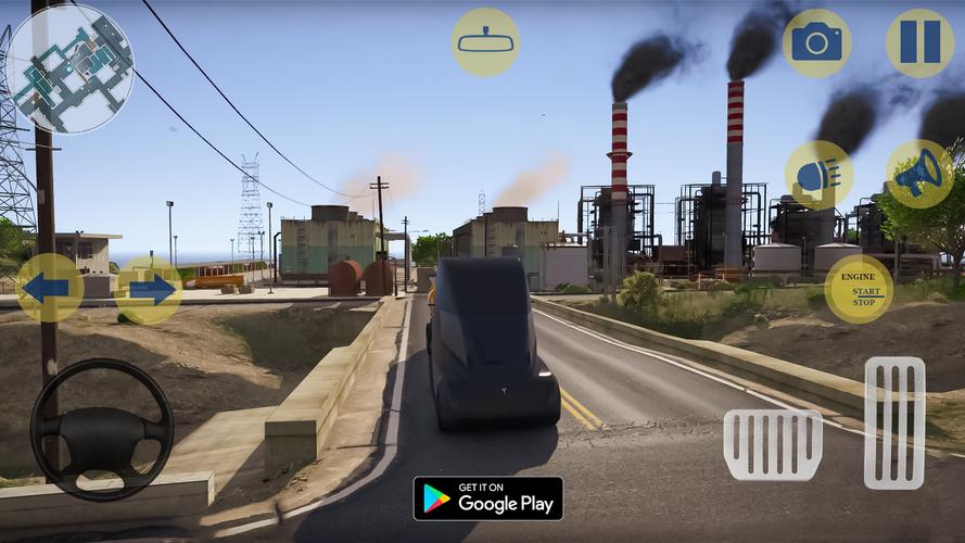 US Cargo Truck Games 3D Capture d'écran 2