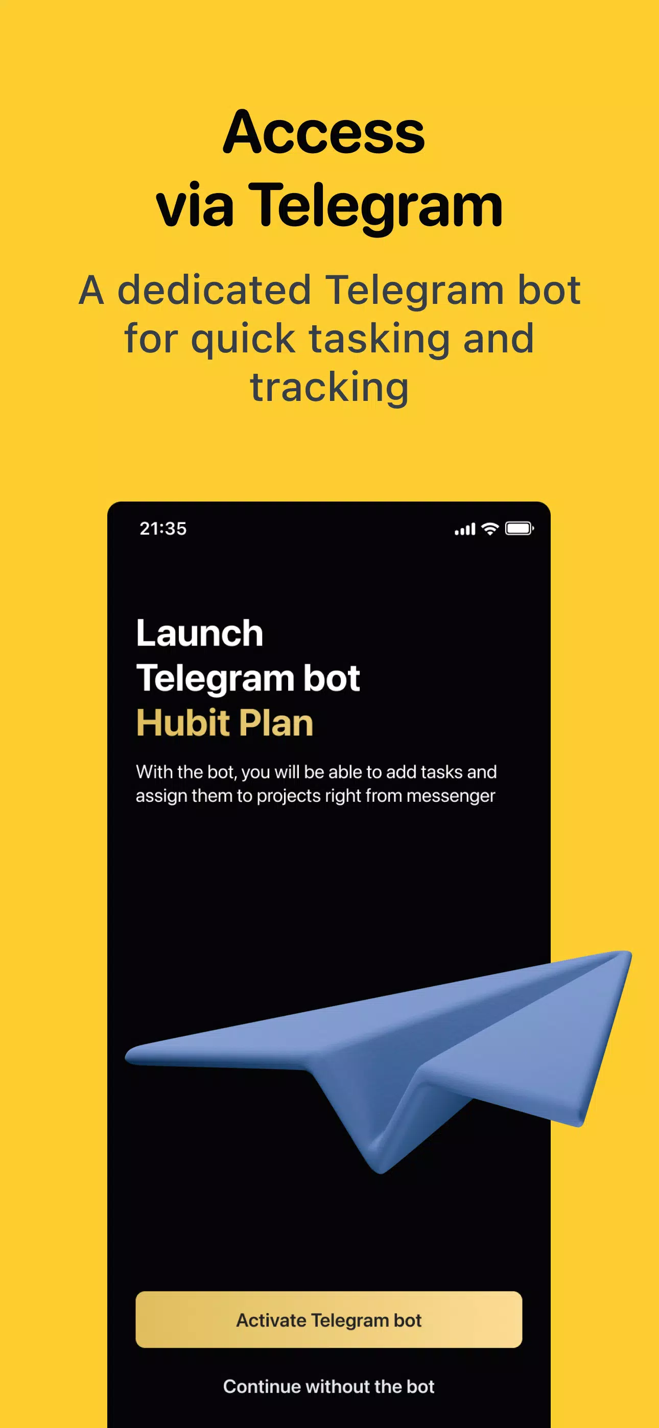 Hubit Plan: task manager Captura de pantalla 0