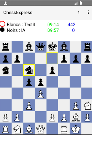 ChessExpress Echecs en ligne Schermafbeelding 1